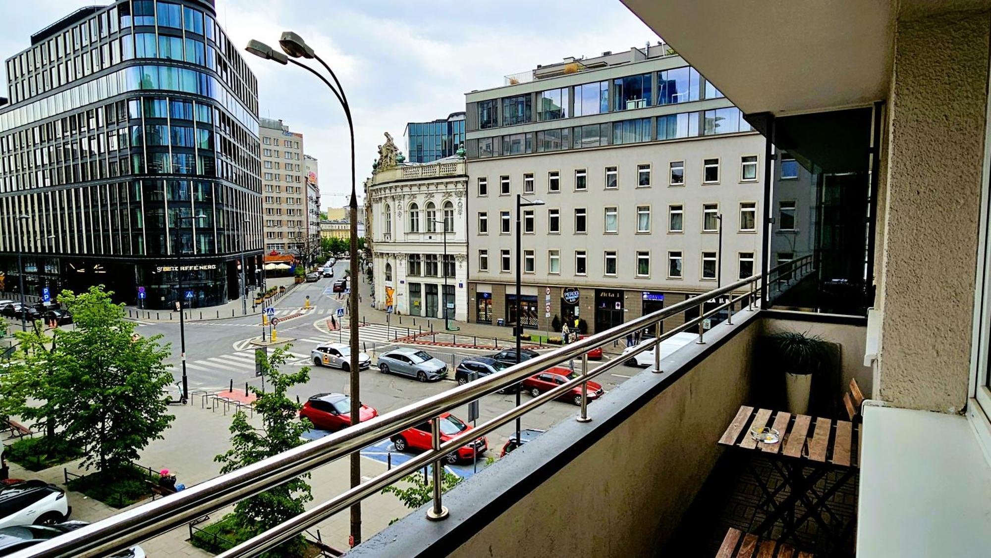 Apartamento Golden View Varsovia Exterior foto